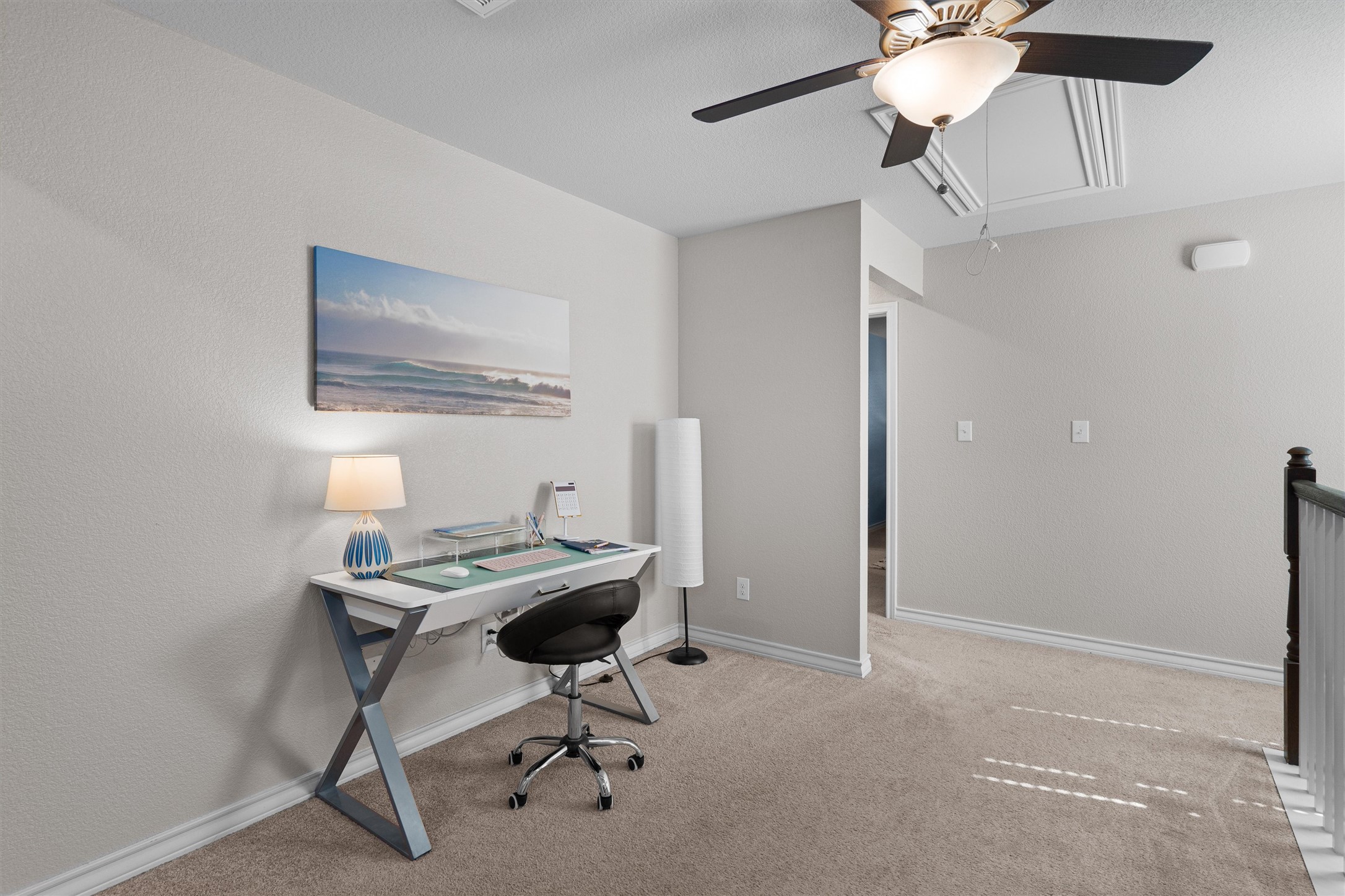 Undisclosed Address Buda, TX 78610 - Photo 21 of 39 a view of a workspace with furniture