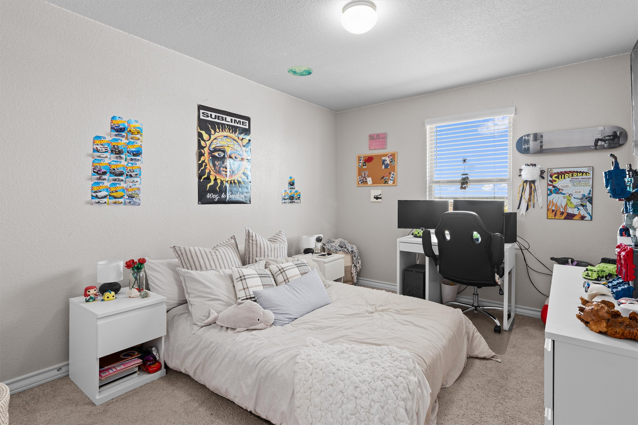 Undisclosed Address Buda, TX 78610 - Photo 28 of 39 a bedroom with furniture and a bed