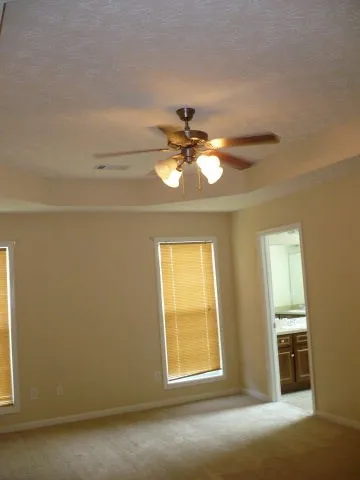a view of a livingroom with a chandelier