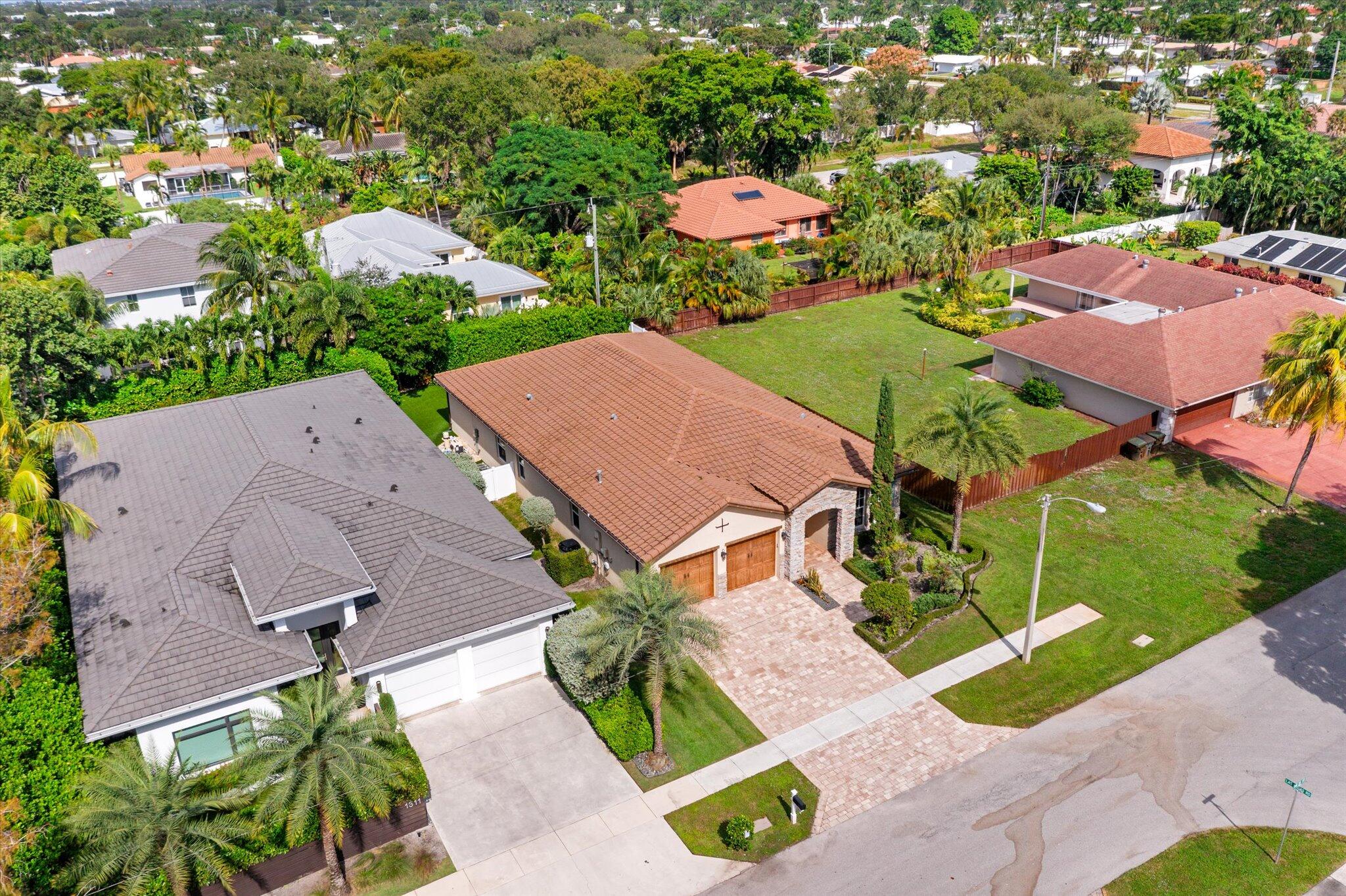 1301 Southwest 15th Street Boca Raton, FL 33486 - Photo 45 of 54 an aerial view of a house with a garden