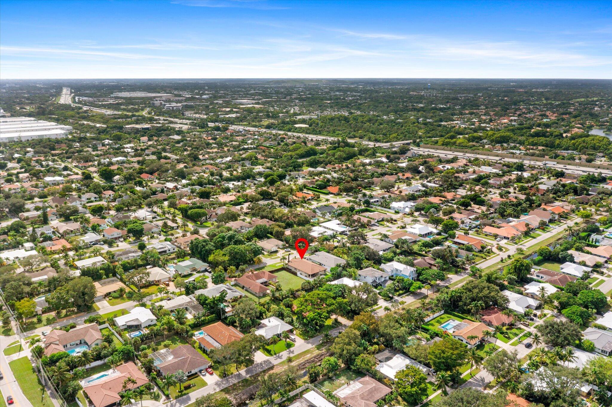 1301 Southwest 15th Street Boca Raton, FL 33486 - Photo 54 of 54 an aerial view of residential houses with outdoor space