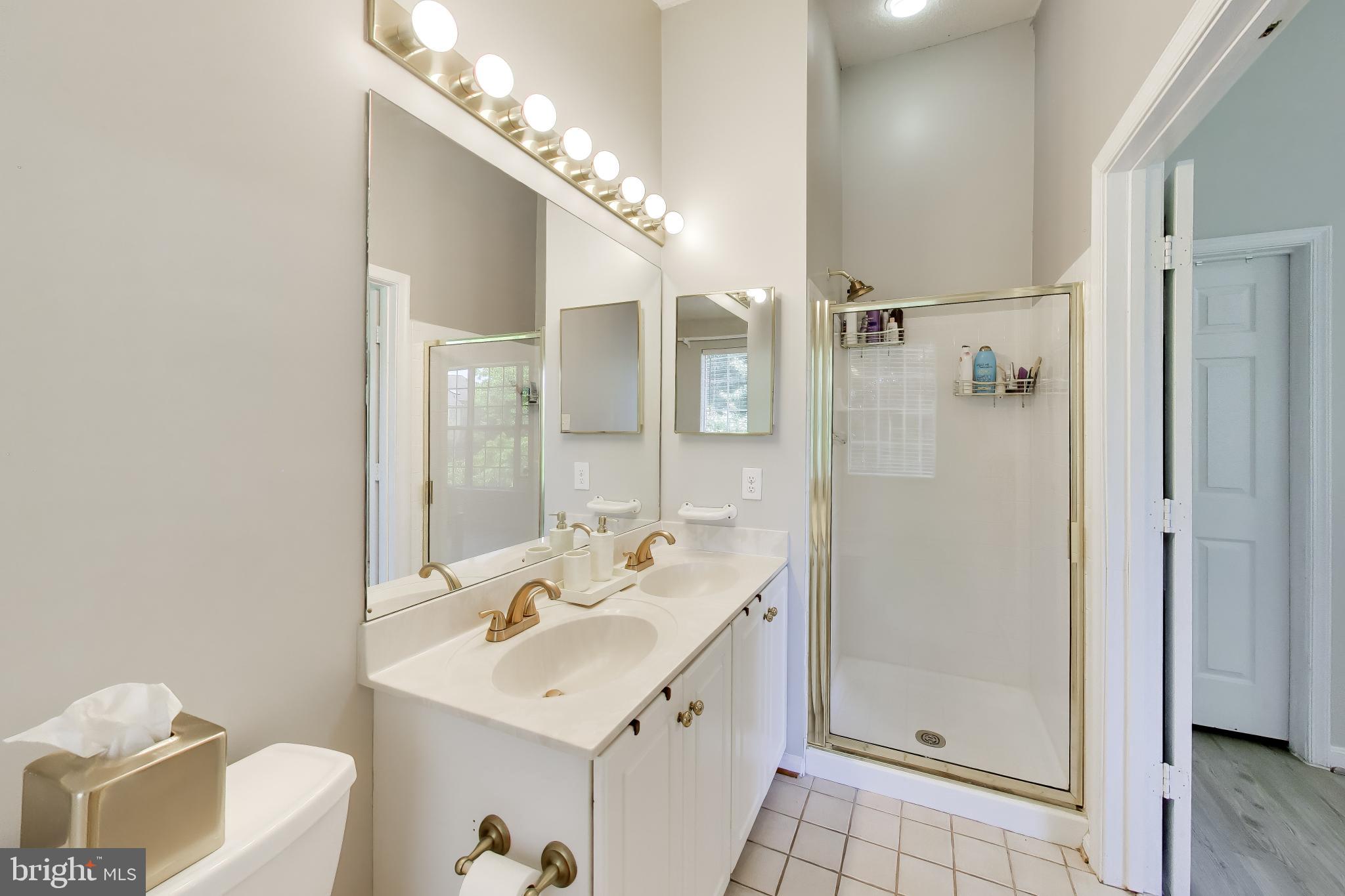15108 Deer Valley Terrace Silver Spring, MD 20906 - Photo 18 of 48 Primary bathroom with dual vanity