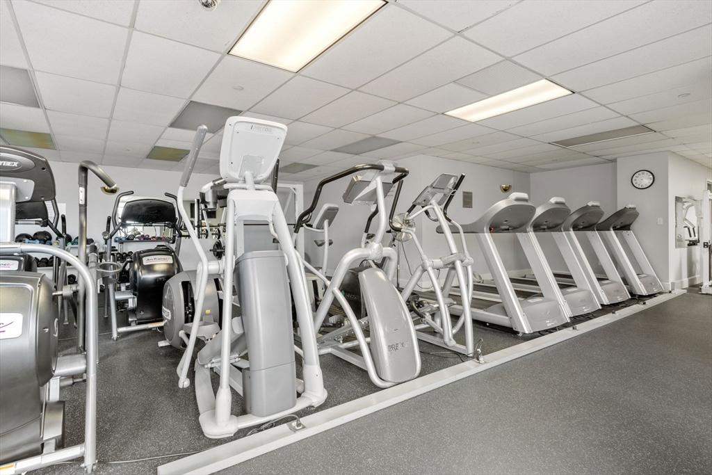 197 8th Street, Unit 728 Boston, MA 02129 - Photo 25 of 29 a view of a room with gym equipment