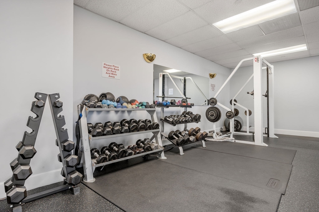 197 8th Street, Unit 728 Boston, MA 02129 - Photo 26 of 29 a view of a room with gym equipment