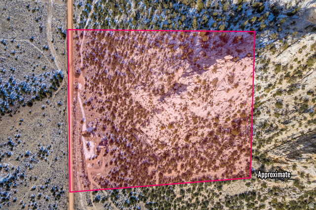 18906 North Canyon Road Whiterocks, UT 84085 - Photo 65 of 65 Map / location with property parcel outlined