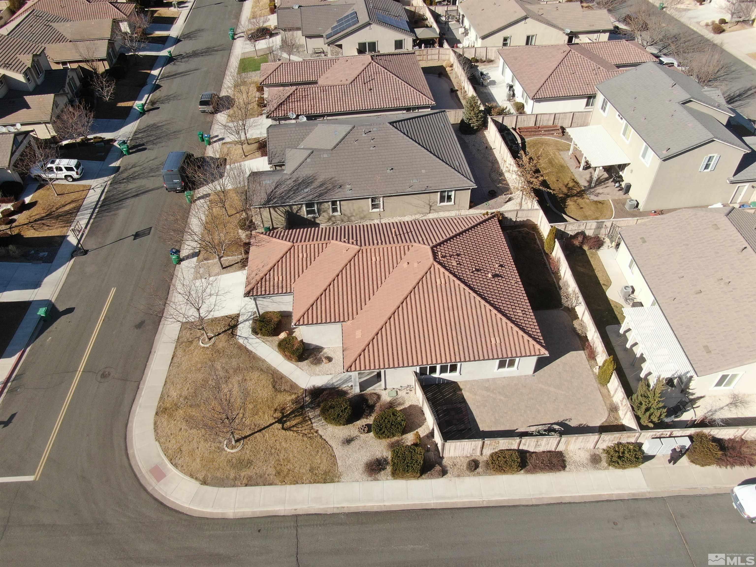 10790 Cedar Rock Drive Reno, NV 89521 - Photo 32 of 34 an aerial view of a house with entertaining space