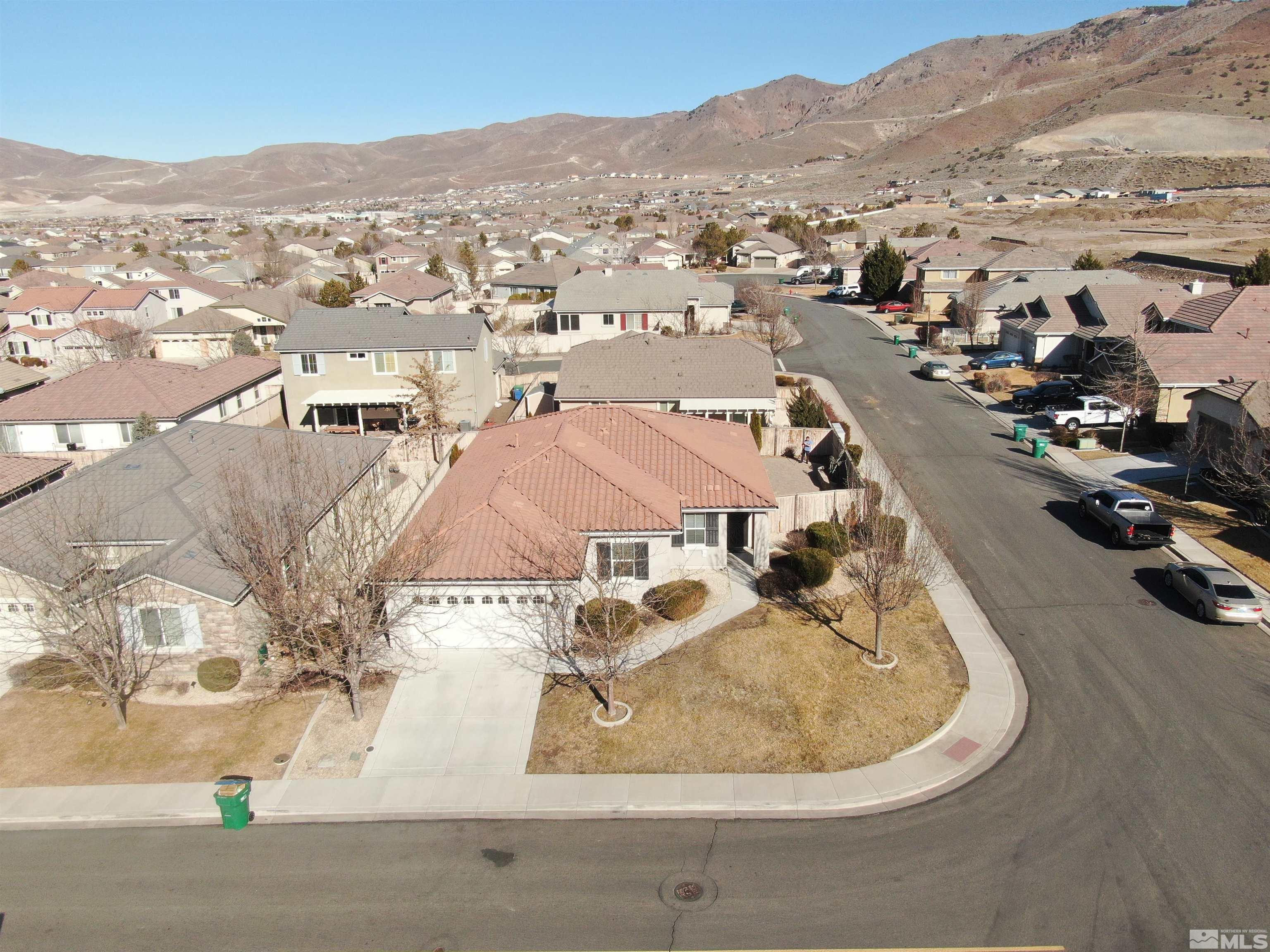 10790 Cedar Rock Drive Reno, NV 89521 - Photo 34 of 34 an aerial view of residential houses with outdoor space