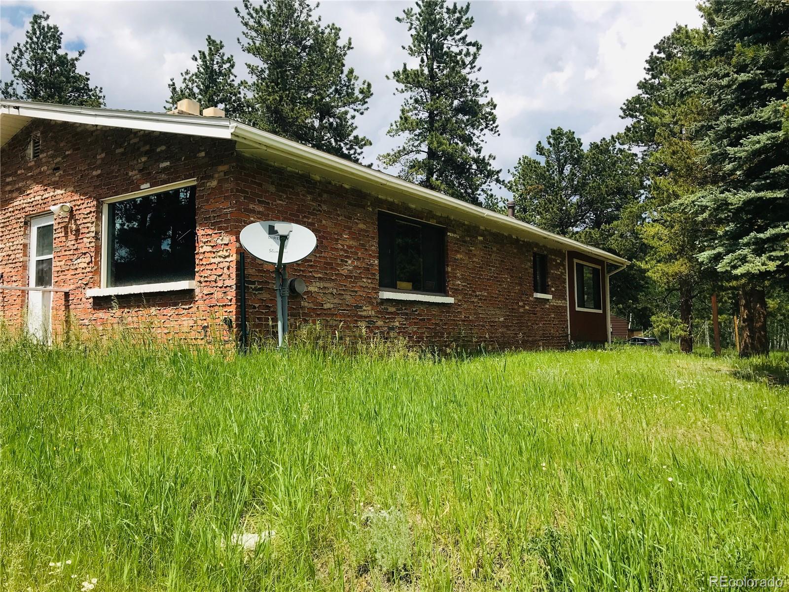 538 Neal Road Bailey, CO 80421 - Photo 2 of 20 a backyard of a house with seating space