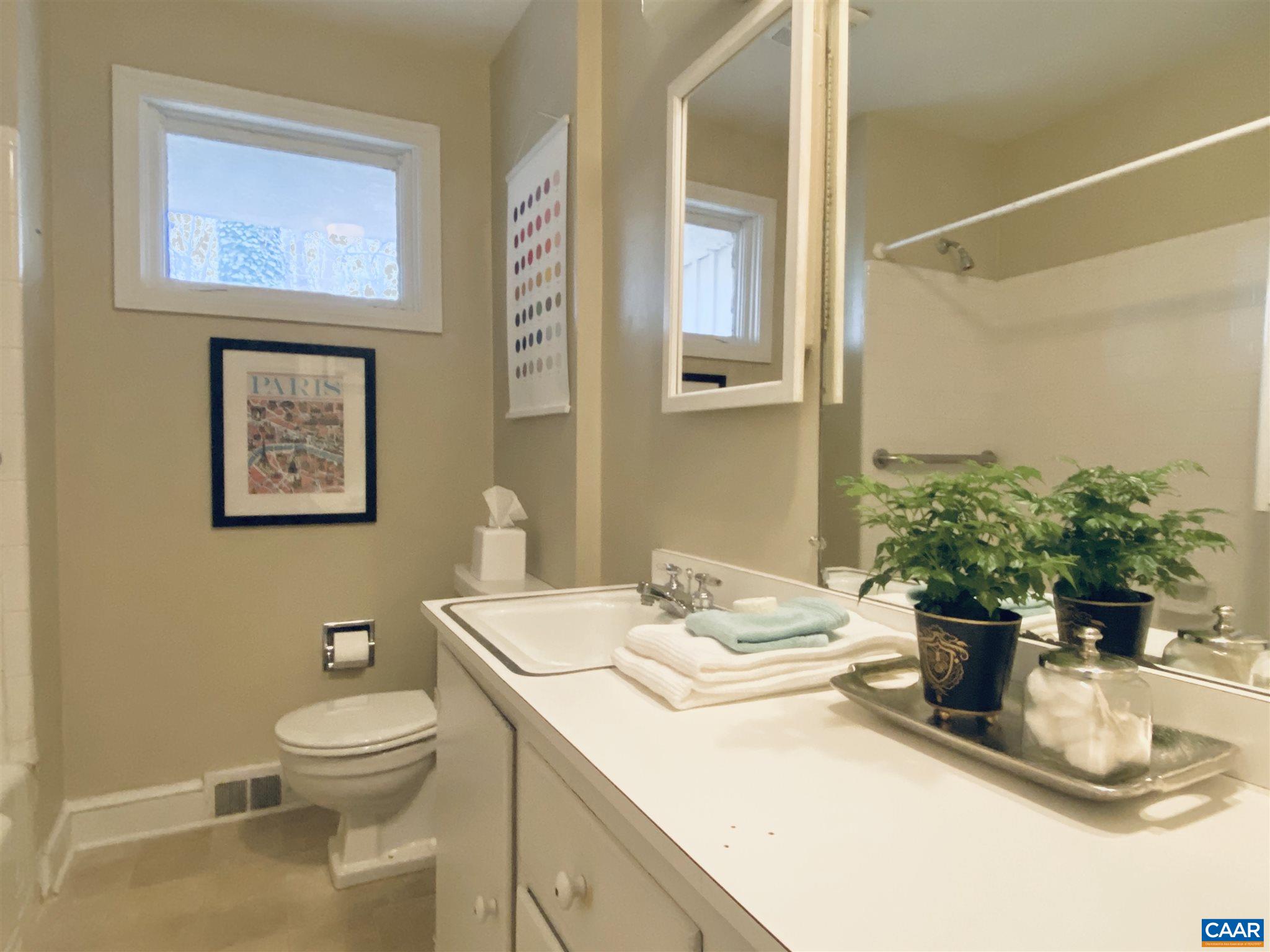 1735 Dairy Road Charlottesville, VA 22903 - Photo 13 of 27 a bathroom with a toilet a sink and a mirror