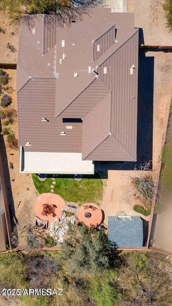 17407 South Purple Mesa Trail Vail, AZ 85641 - Photo 3 of 54 an aerial view of a house with a yard
