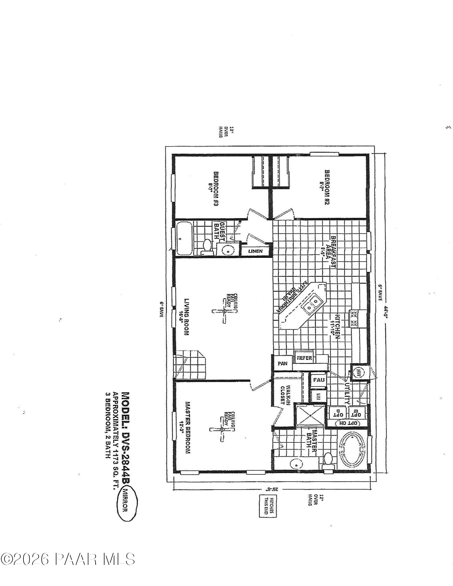 20920 East Bright Sun Way Mayer, AZ 86333 - Photo 29 of 29 20920 E. Bright Sun Way Floorplan 12,28,