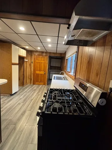 a black and white photo of a an oven