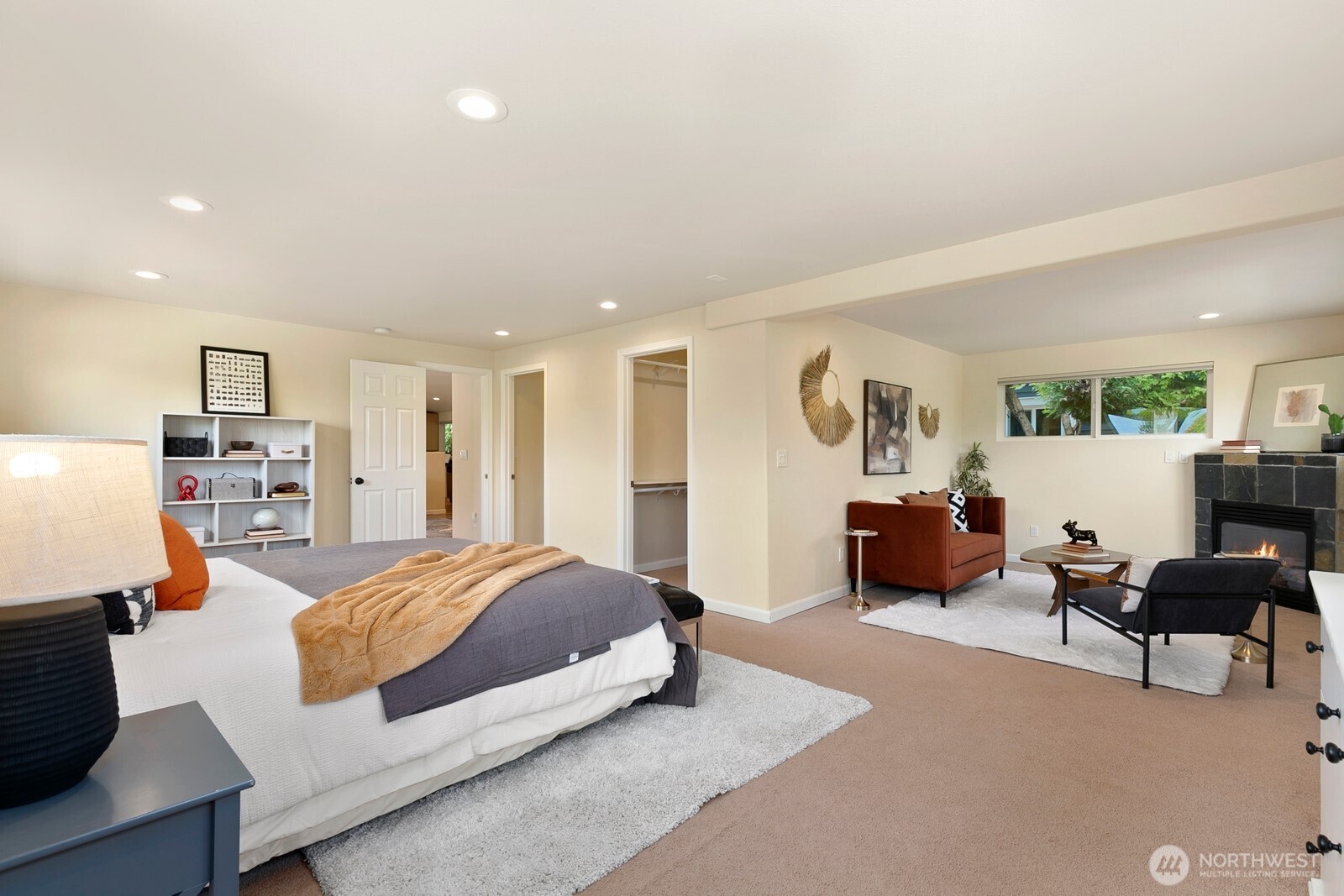3701 Southwest Southern Street Seattle, WA 98126 - Photo 13 of 33 a spacious bedroom with a bed and couch