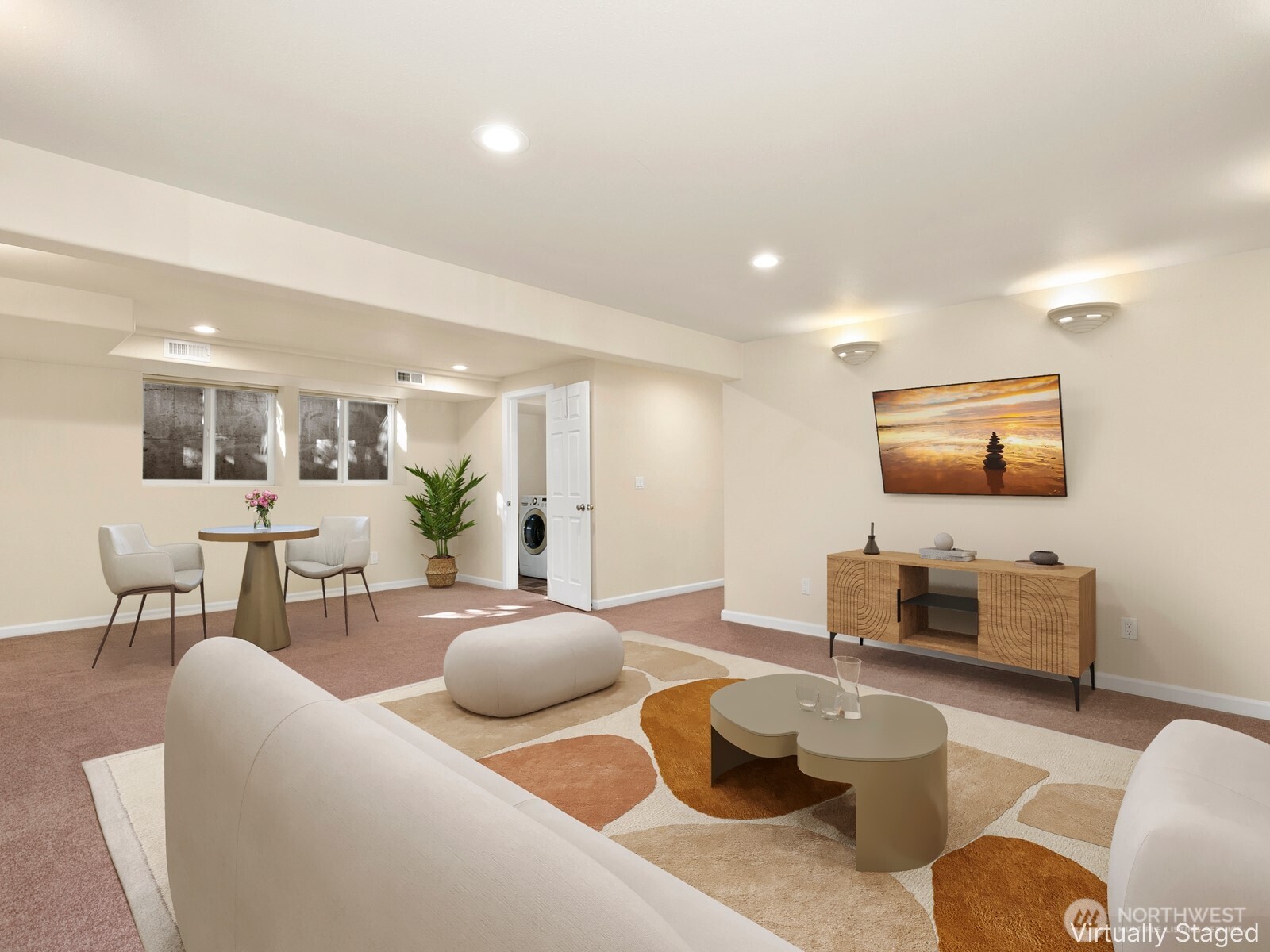 3701 Southwest Southern Street Seattle, WA 98126 - Photo 19 of 33 a living room with furniture and wooden floor