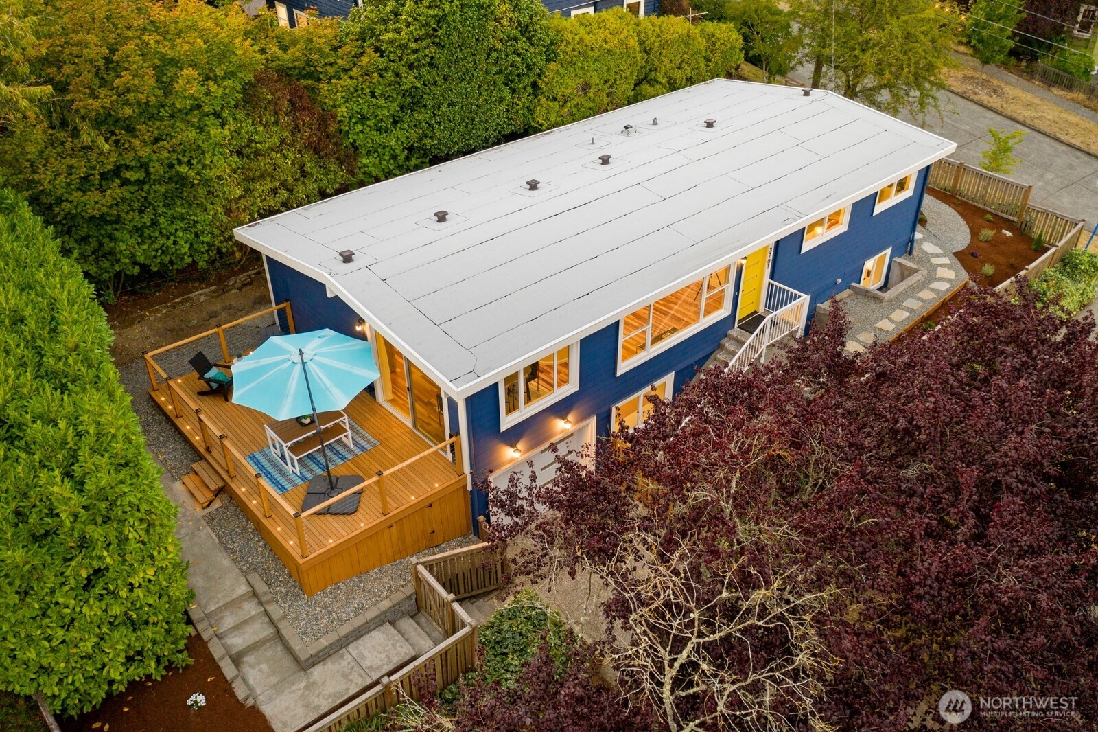 3701 Southwest Southern Street Seattle, WA 98126 - Photo 2 of 33 an aerial view of a house with a yard