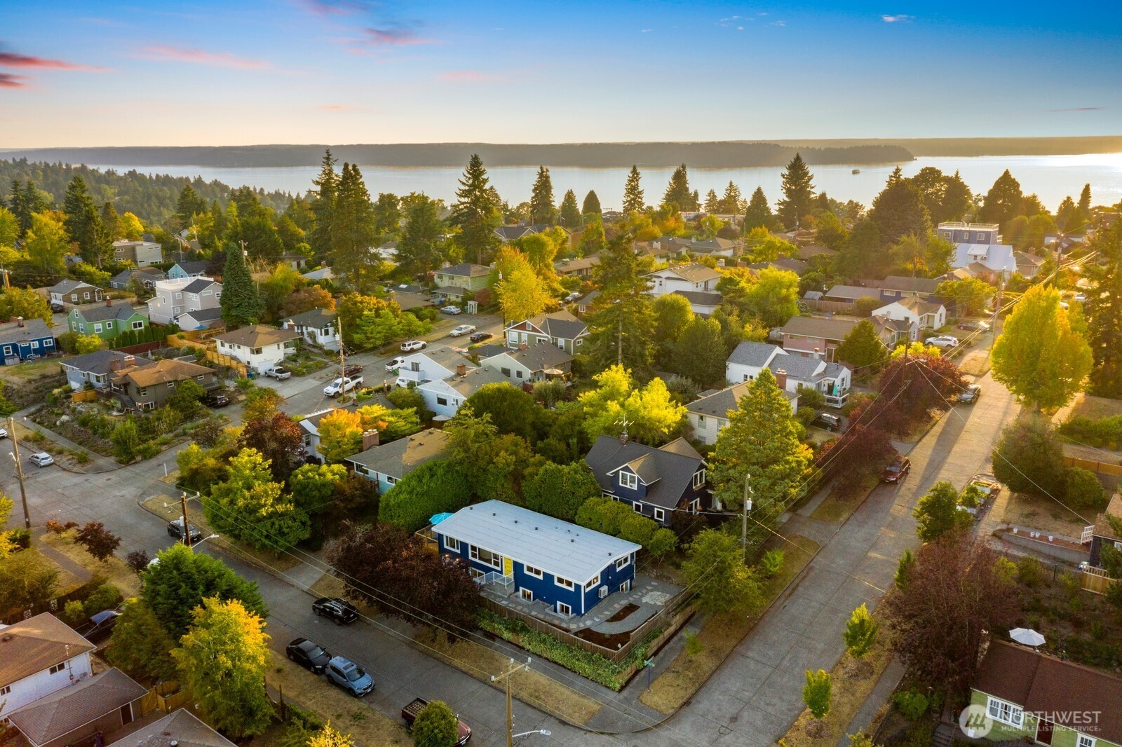 3701 Southwest Southern Street Seattle, WA 98126 - Photo 28 of 33 an aerial view of residential houses with outdoor space