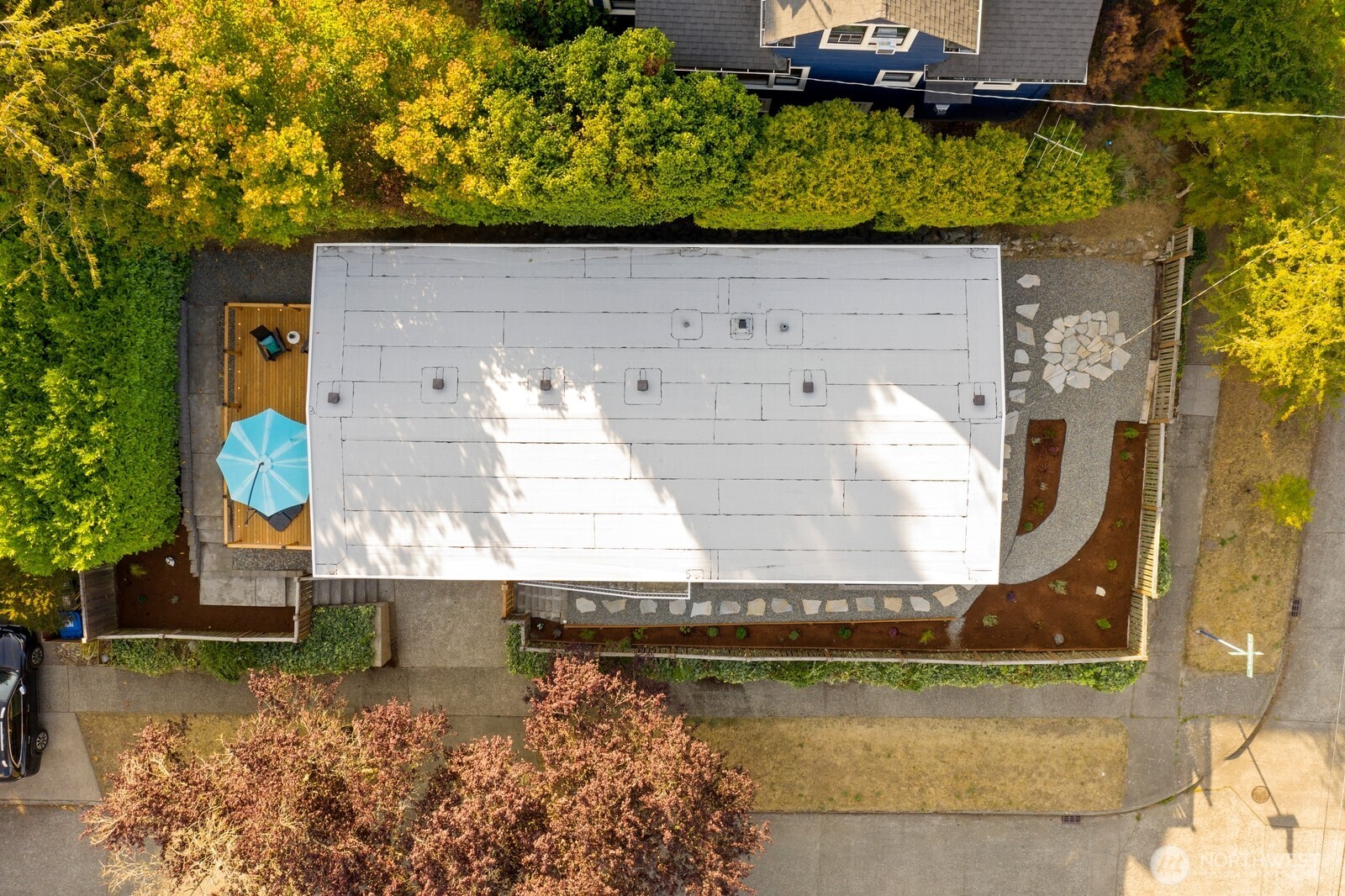 3701 Southwest Southern Street Seattle, WA 98126 - Photo 32 of 33 an aerial view of a house with a yard