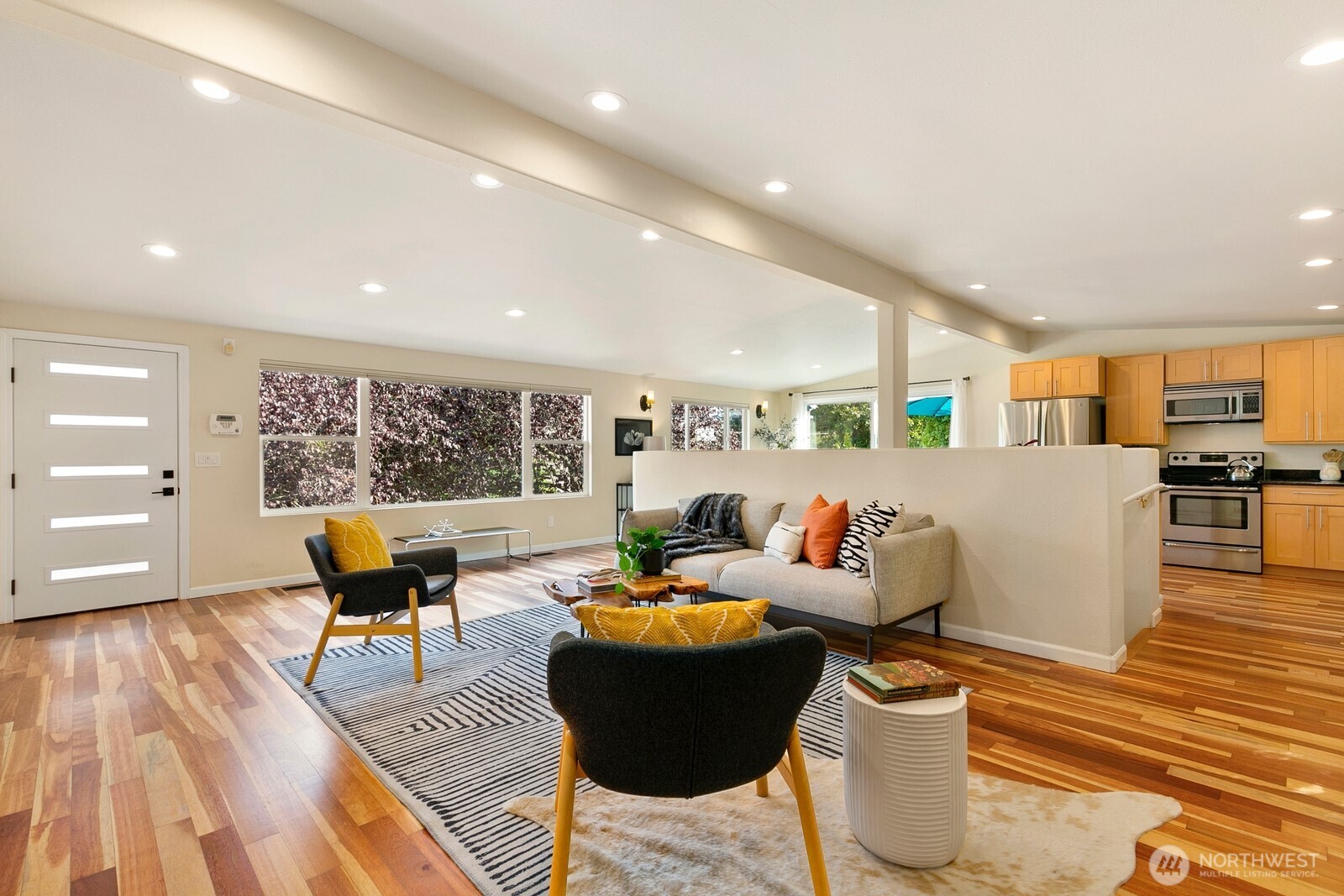 3701 Southwest Southern Street Seattle, WA 98126 - Photo 6 of 33 a living room with furniture and wooden floor