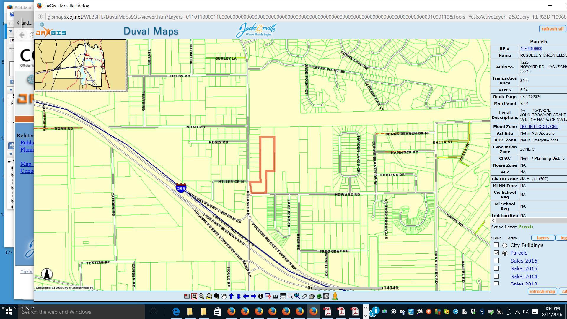 1225 Howard Road Jacksonville, FL 32218 - Photo 2 of 2 Plat