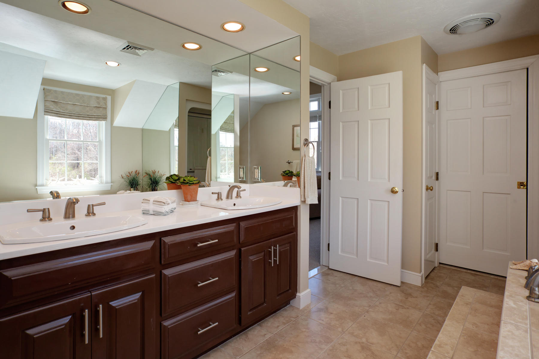 40 Torrey Road East Sandwich, MA 02537 - Photo 40 of 53 a bathroom with a double vanity sink mirror and double