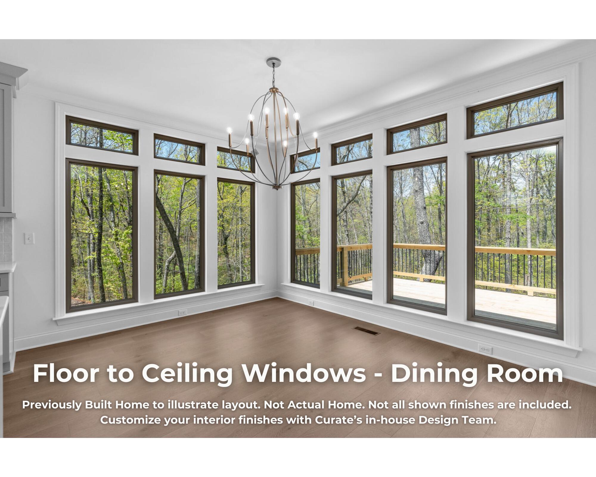 5012 Ravinia Lane, Unit 1442 Chattanooga, TN 37419 - Photo 4 of 25 Floor to Ceiling Windows - Dining Room