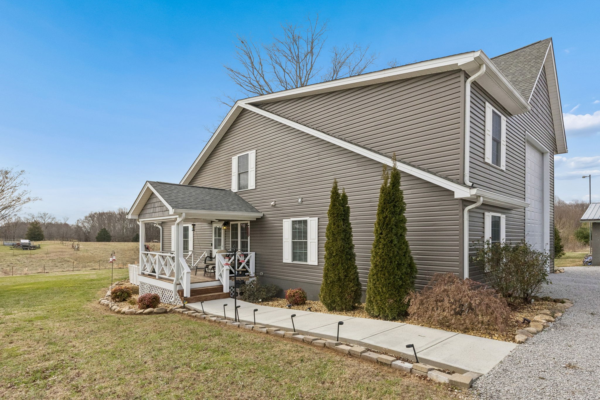 403 Bland Road Estill Springs, TN 37330 - Photo 3 of 53 a front view of a house with a yard