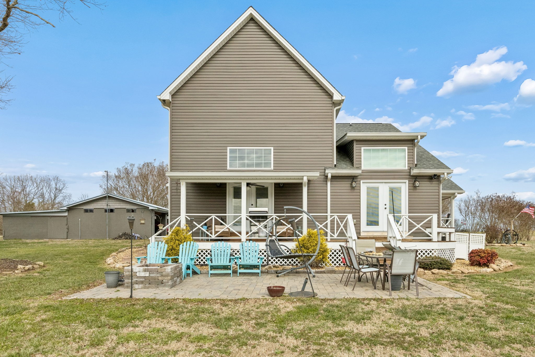 403 Bland Road Estill Springs, TN 37330 - Photo 41 of 53 a front view of a house with garden