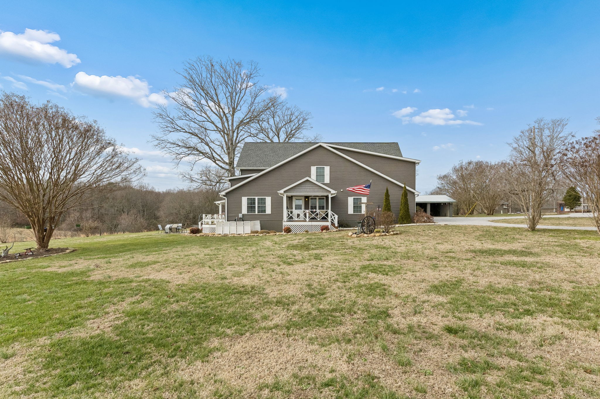 403 Bland Road Estill Springs, TN 37330 - Photo 6 of 53 a front view of a house with a yard
