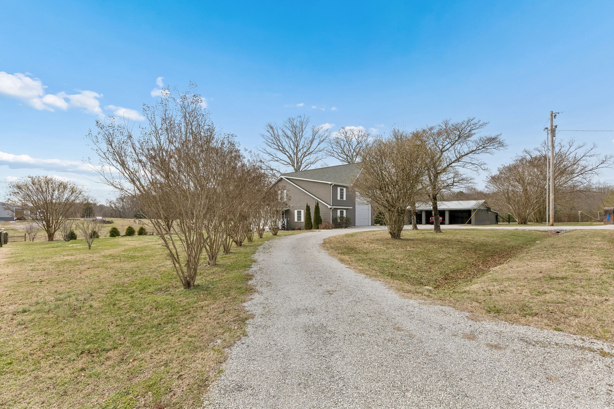 403 Bland Road Estill Springs, TN 37330 - Photo 8 of 53 a view of road with large trees