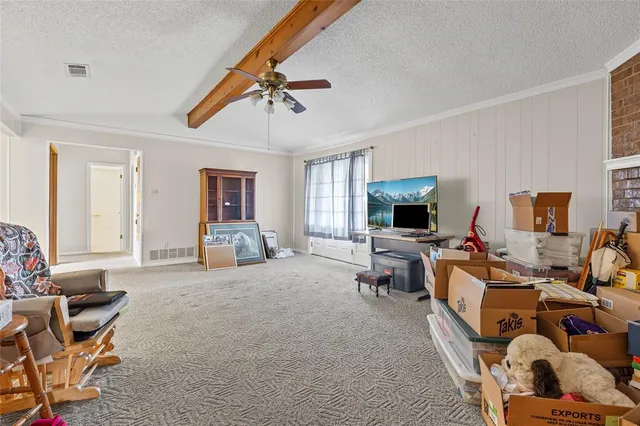 a kitchen with lots of counter top space