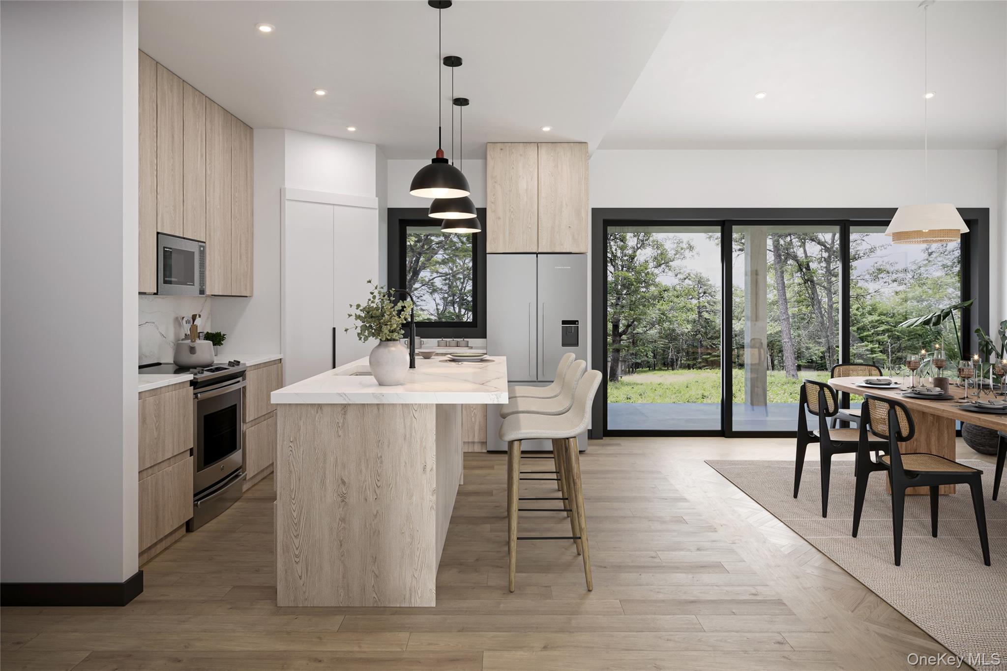 273 Crystal Lake Road White Lake, NY 12786 - Photo 5 of 11 a view of a kitchen with kitchen island and stainless steel appliances