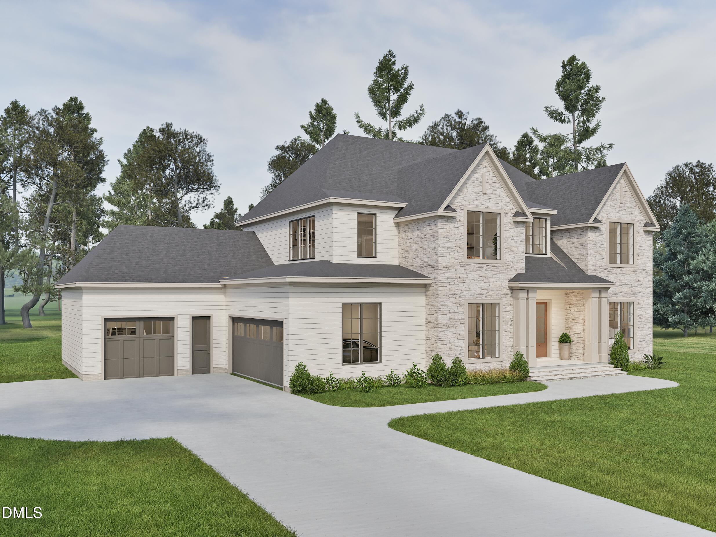 405 Shinleaf Pond Trail Raleigh, NC 27614 - Photo 2 of 25 22 Front View from Left