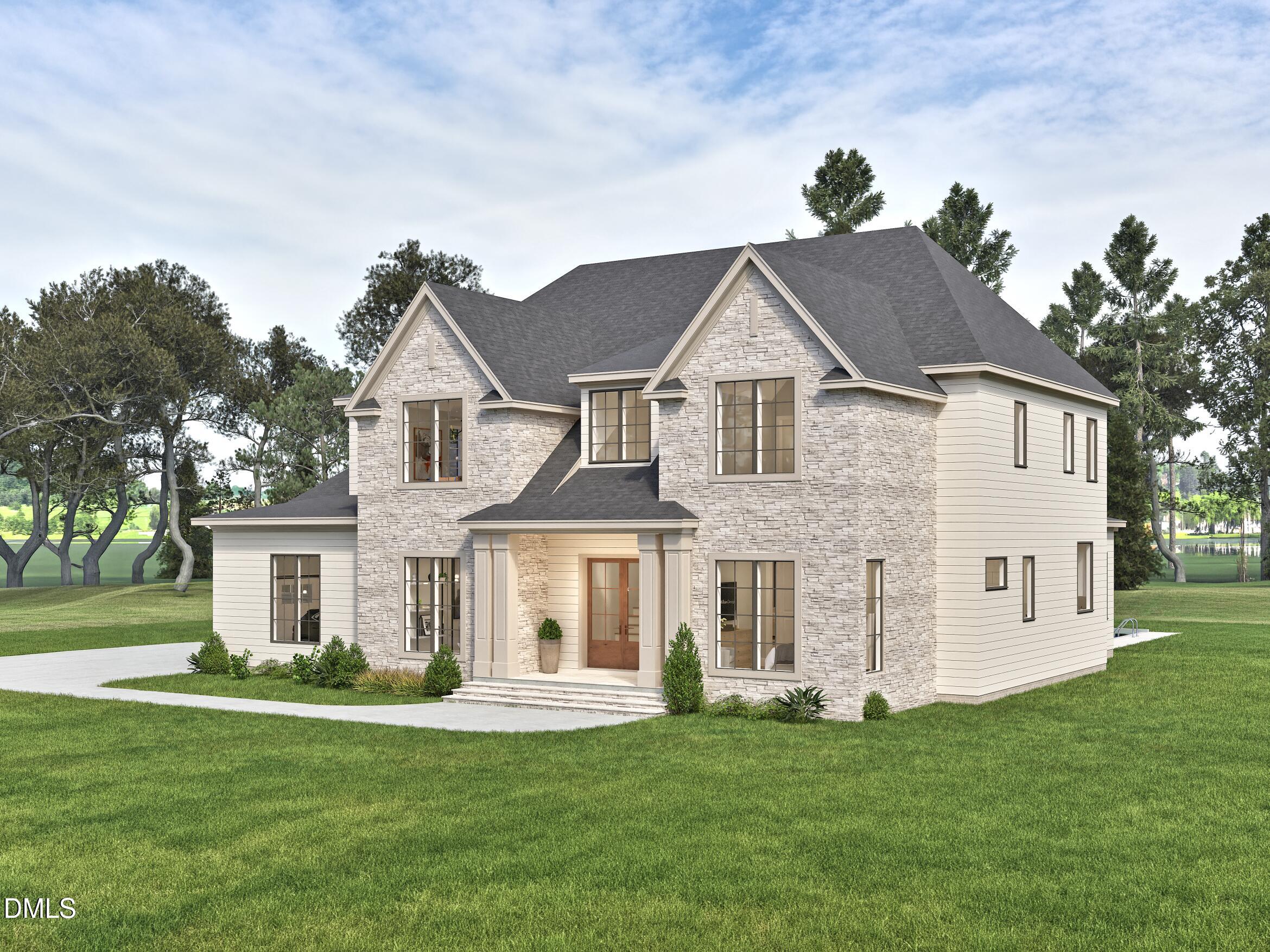 405 Shinleaf Pond Trail Raleigh, NC 27614 - Photo 3 of 25 22 Front View from Right