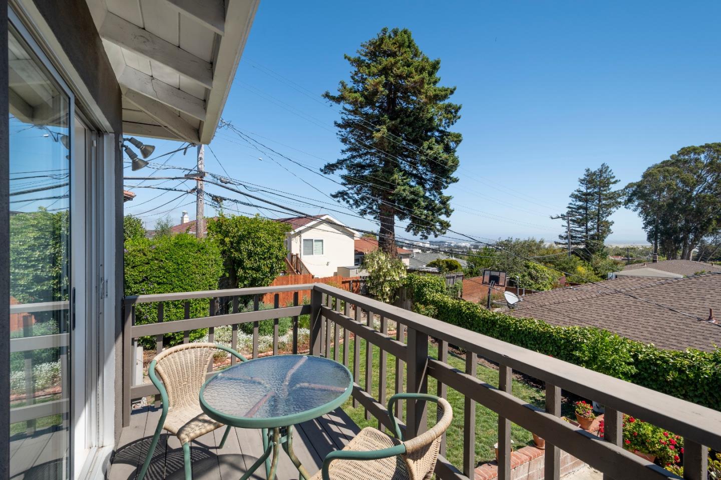 9 La Mancha Place Millbrae, CA 94030 - Photo 14 of 20 a view of a balcony with furniture