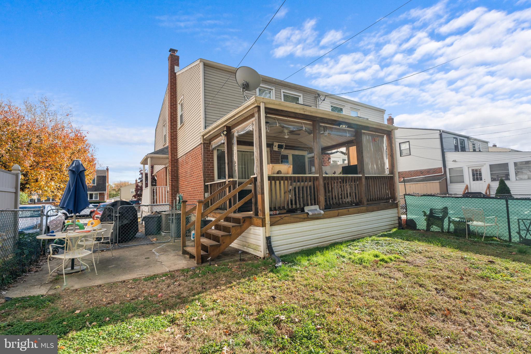 1614 Blackrock Road Swarthmore, PA 19081 - Photo 27 of 31 a view of a house with a yard balcony and sitting area