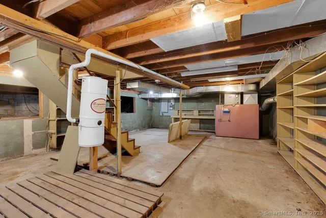 a view of parking garage