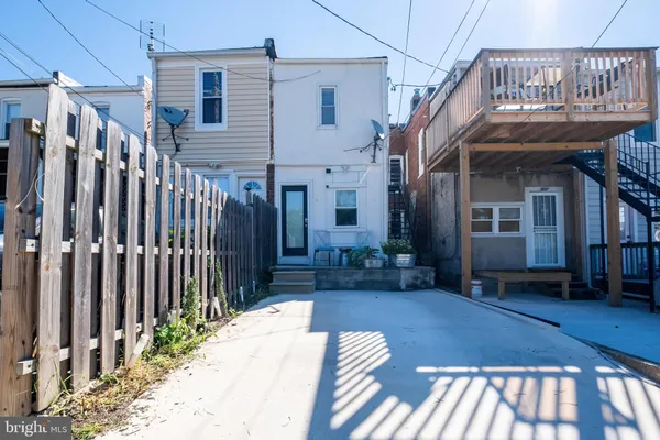 a view of a house with a patio