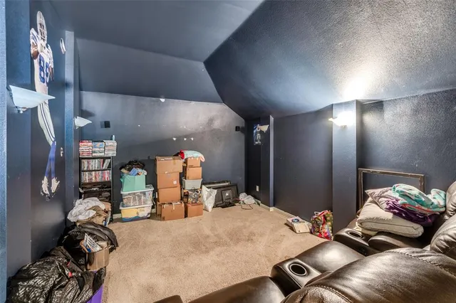 a room with furniture