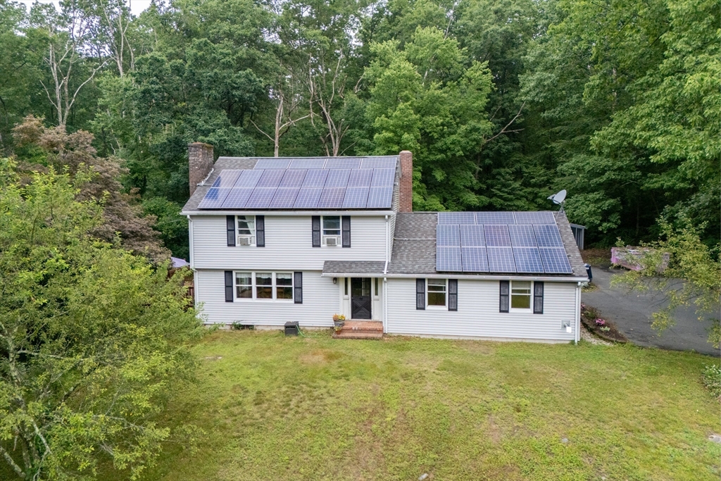 95 Ely Road Monson, MA 01057 - Photo 1 of 42 a aerial view of a yard