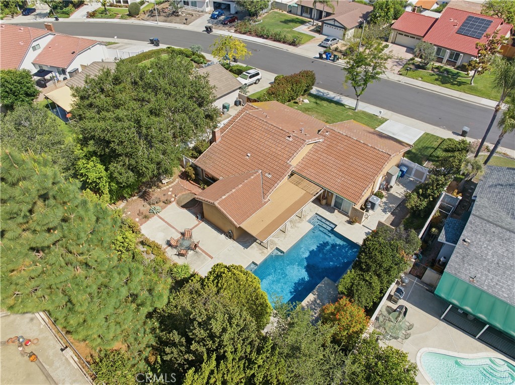 1340 Cadwell Court Riverside, CA 92506 - Photo 51 of 63 an aerial view of a house with a yard