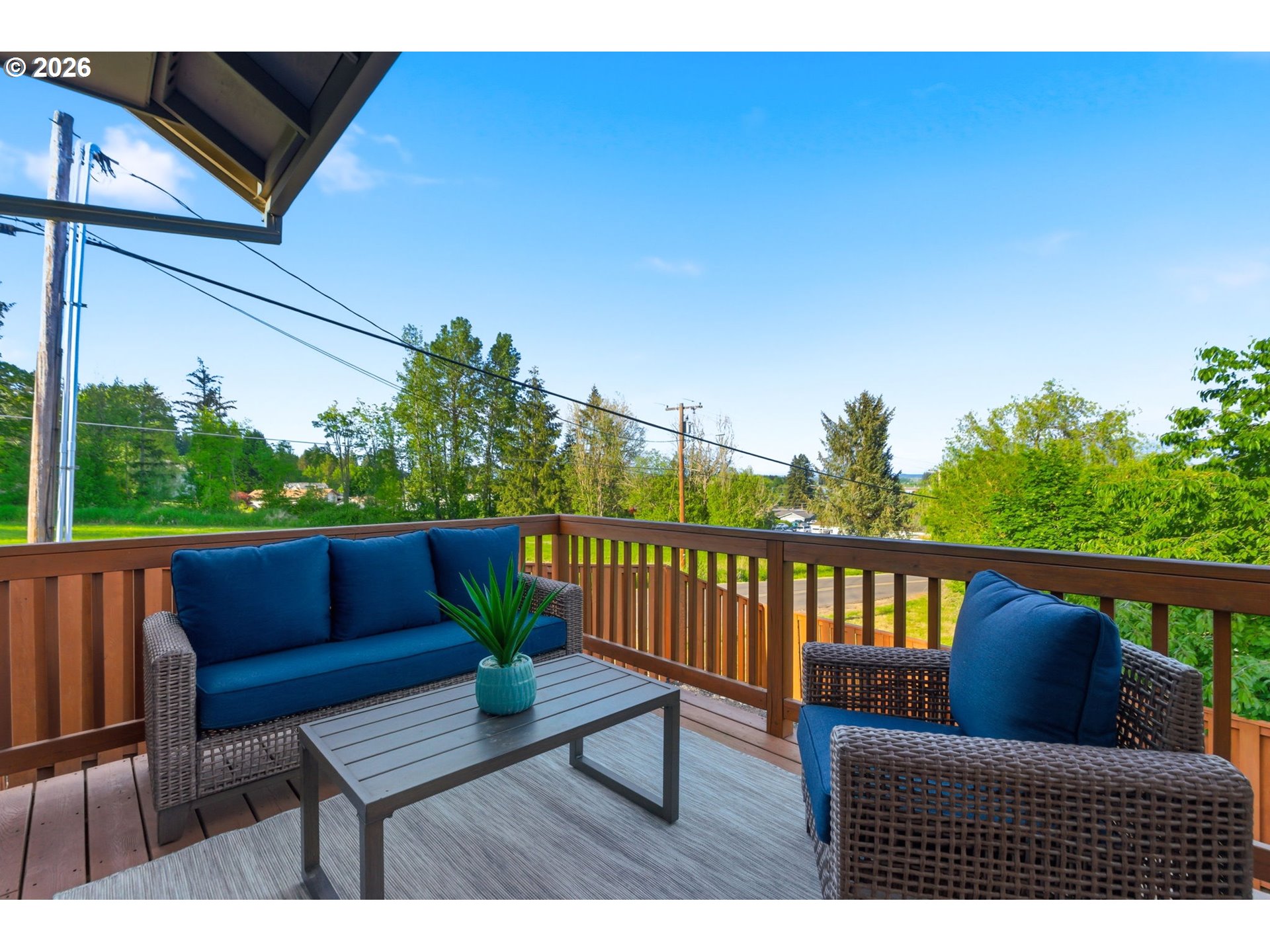33068 Northwest Ej Smith Road Scappoose, OR 97056 - Photo 38 of 43 a view of sitting area with furniture in front of it