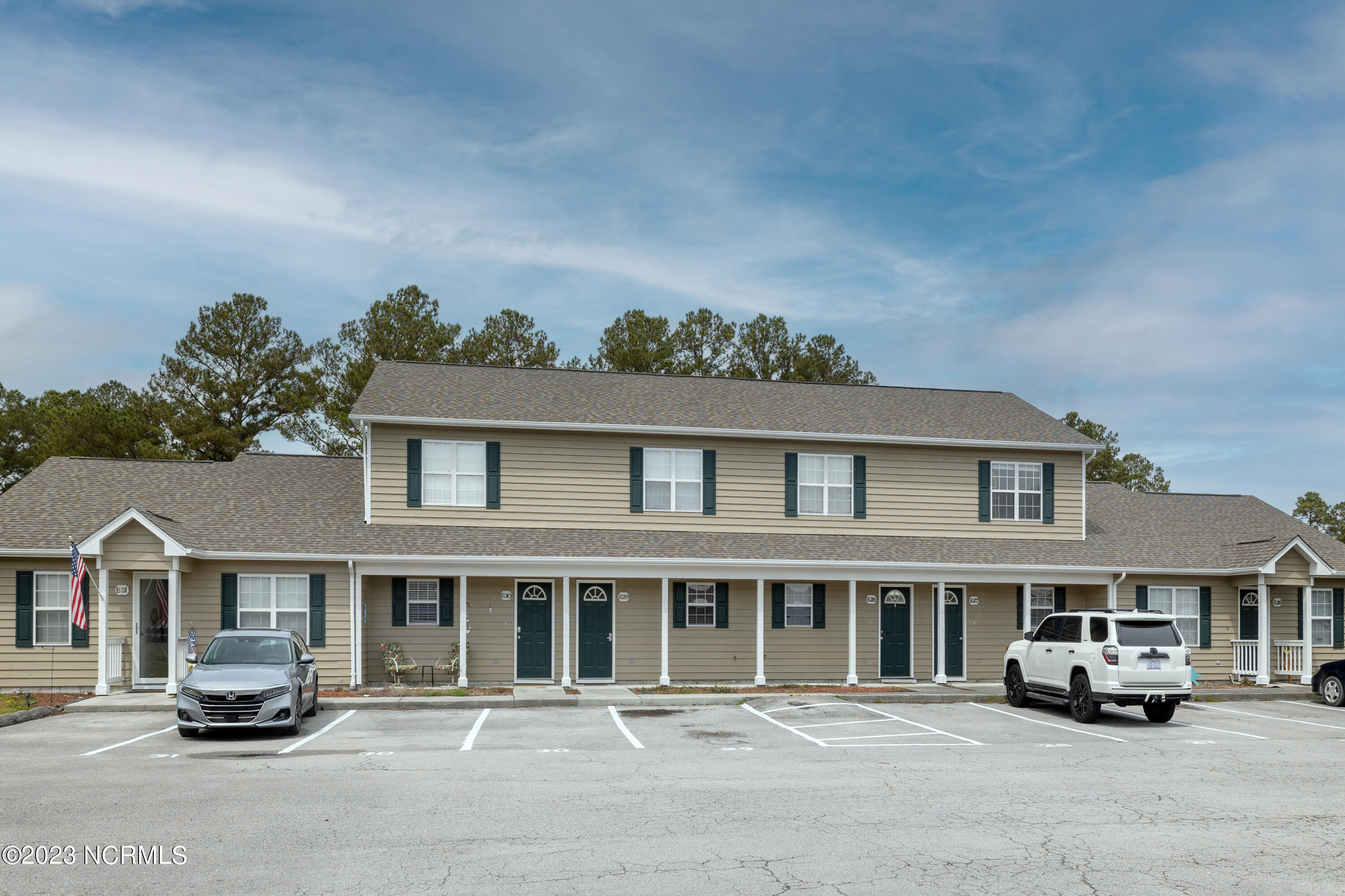 Front View of Building