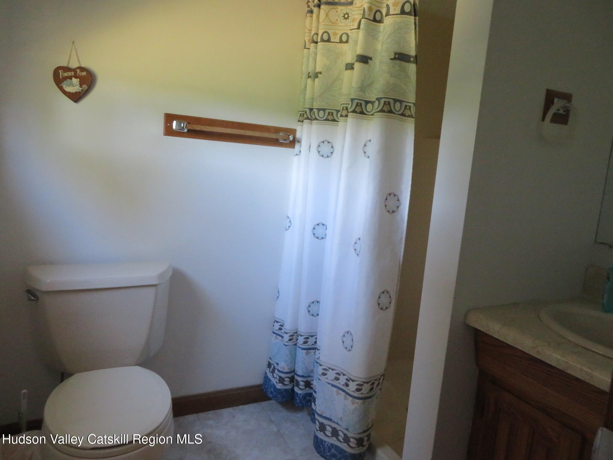 89 Vincent Lane Stone Ridge, NY 12484 - Photo 30 of 45 a bathroom with a toilet and a shower