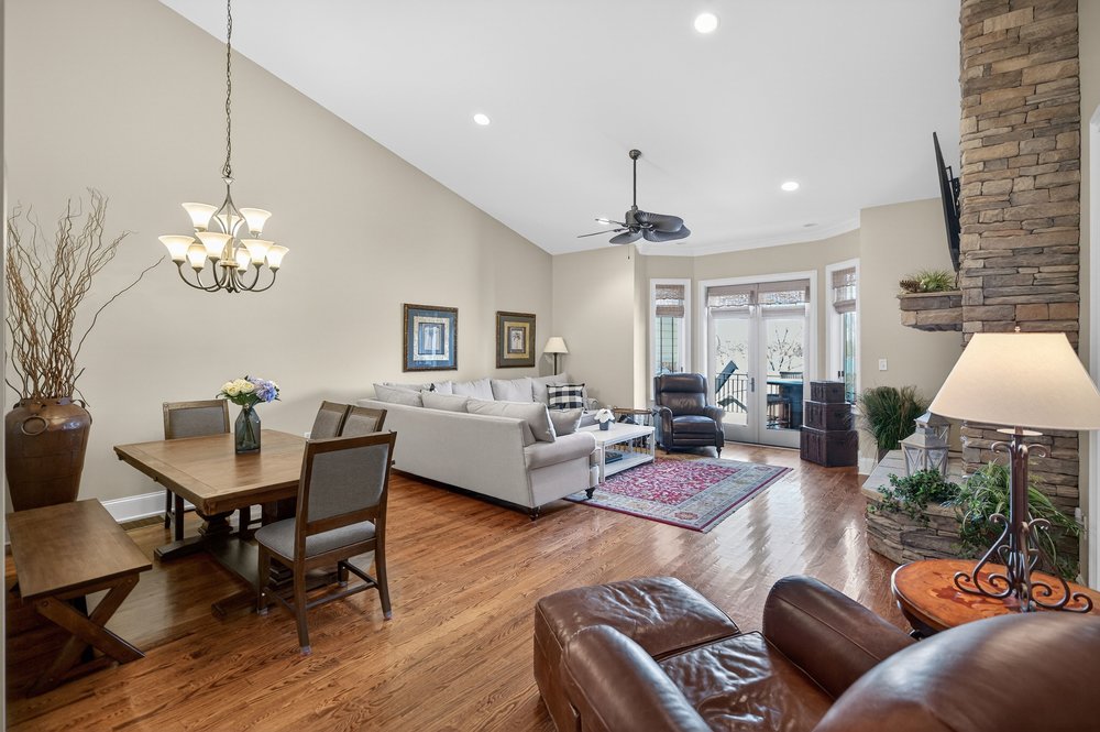 132 Regatta Drive Anderson, SC 29625 - Photo 8 of 50 This inviting great room combines living and dining spaces, perfect for entertaining.