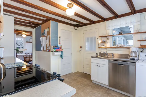 a room with storage and utility