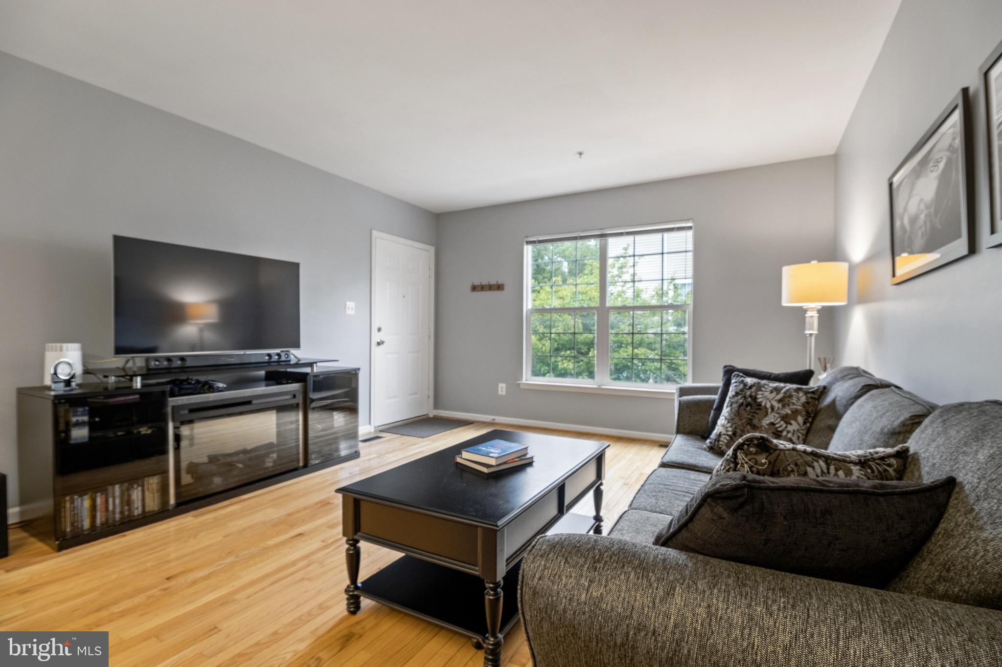 11349 King George Drive, Unit 10 Silver Spring, MD 20902 - Photo 5 of 33 a living room with furniture and a flat screen tv
