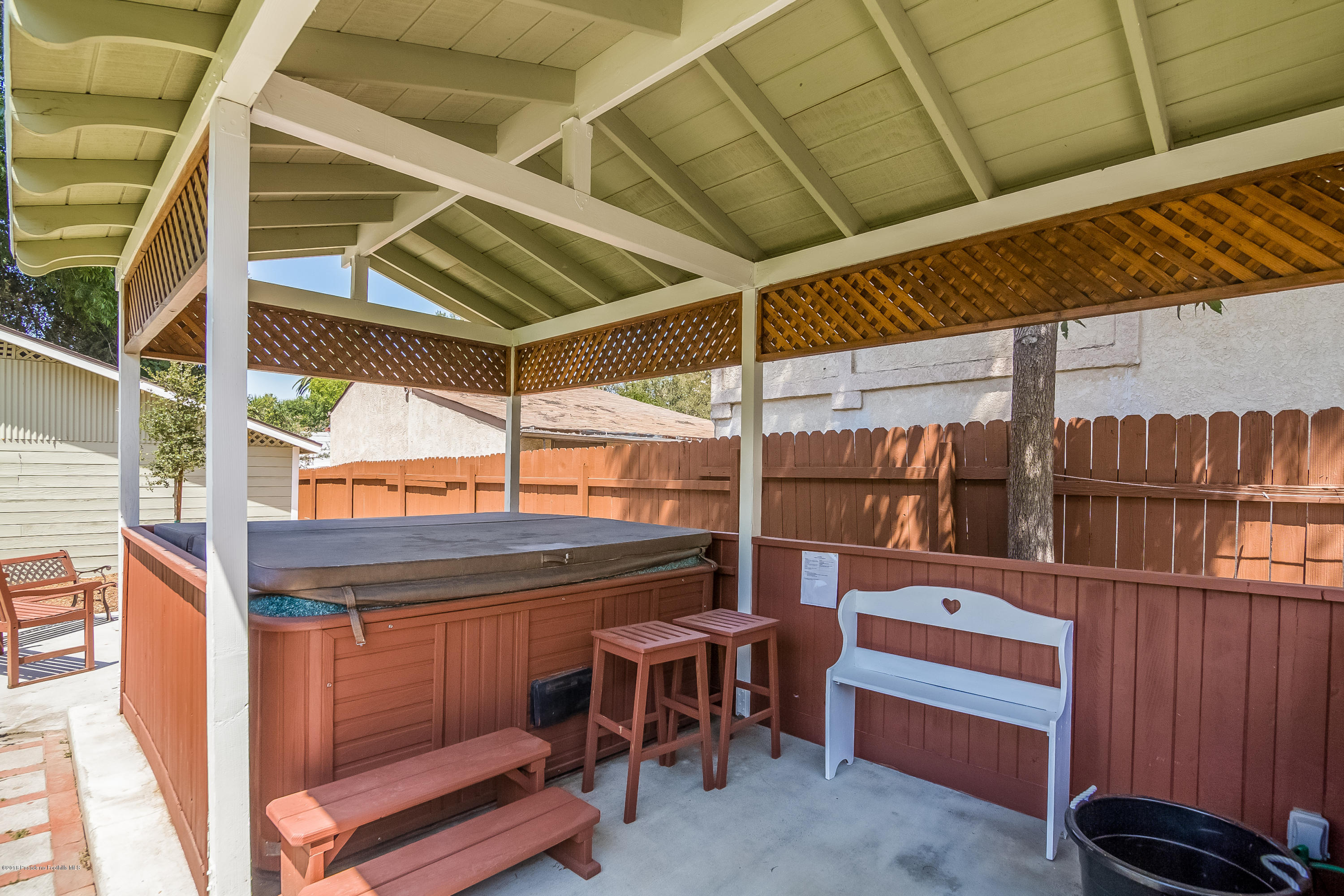 804 Monterey Road South Pasadena, CA 91030 - Photo 23 of 29 back yard - gazebo & spa