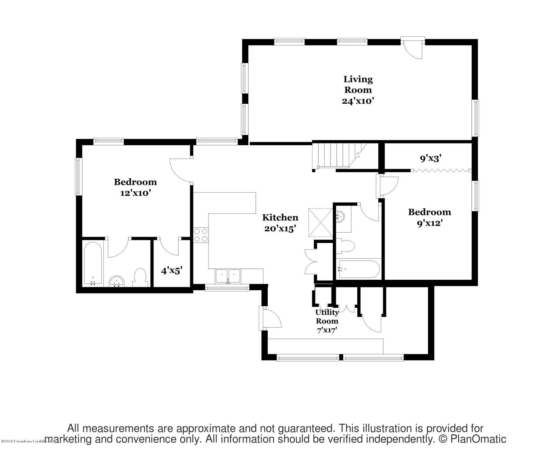 804 Monterey Road South Pasadena, CA 91030 - Photo 28 of 29 floor plan lower level