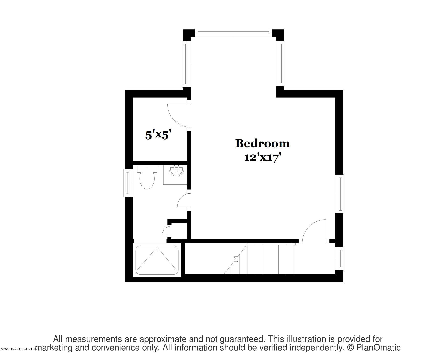 804 Monterey Road South Pasadena, CA 91030 - Photo 29 of 29 floor plan upper level
