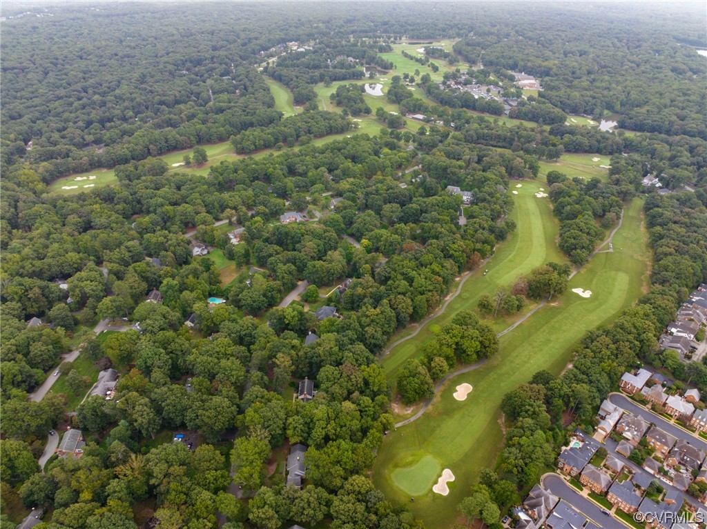 2730 West Brigstock Road Midlothian, VA 23113 - Photo 44 of 49 an aerial view of residential houses with outdoor space and trees